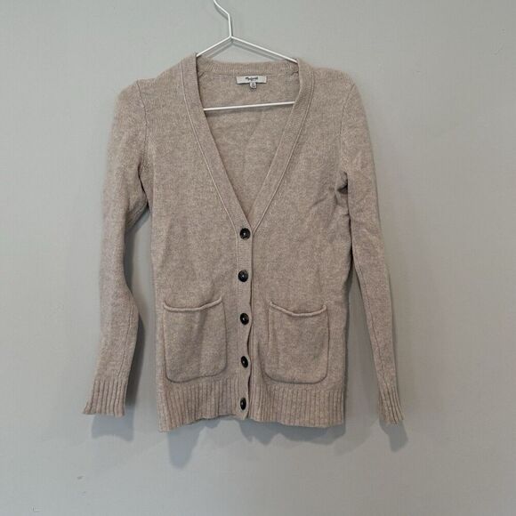 Madewell Sweaters - Madewell Women's Cardigan Size XS Button Front Sweater 100% Merino Wool 1638